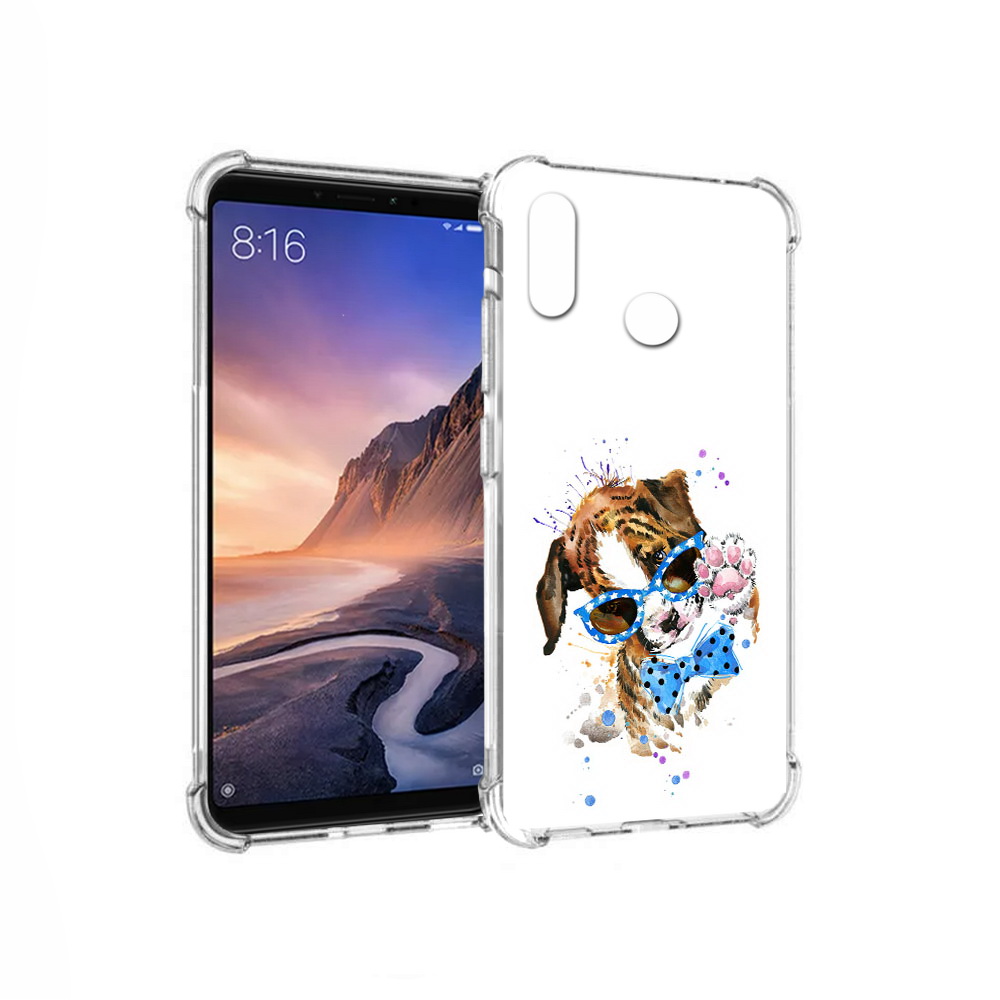 

Чехол MyPads Tocco для Xiaomi Mi Max 3 лапочка (PT115366.313.434), Прозрачный, Tocco