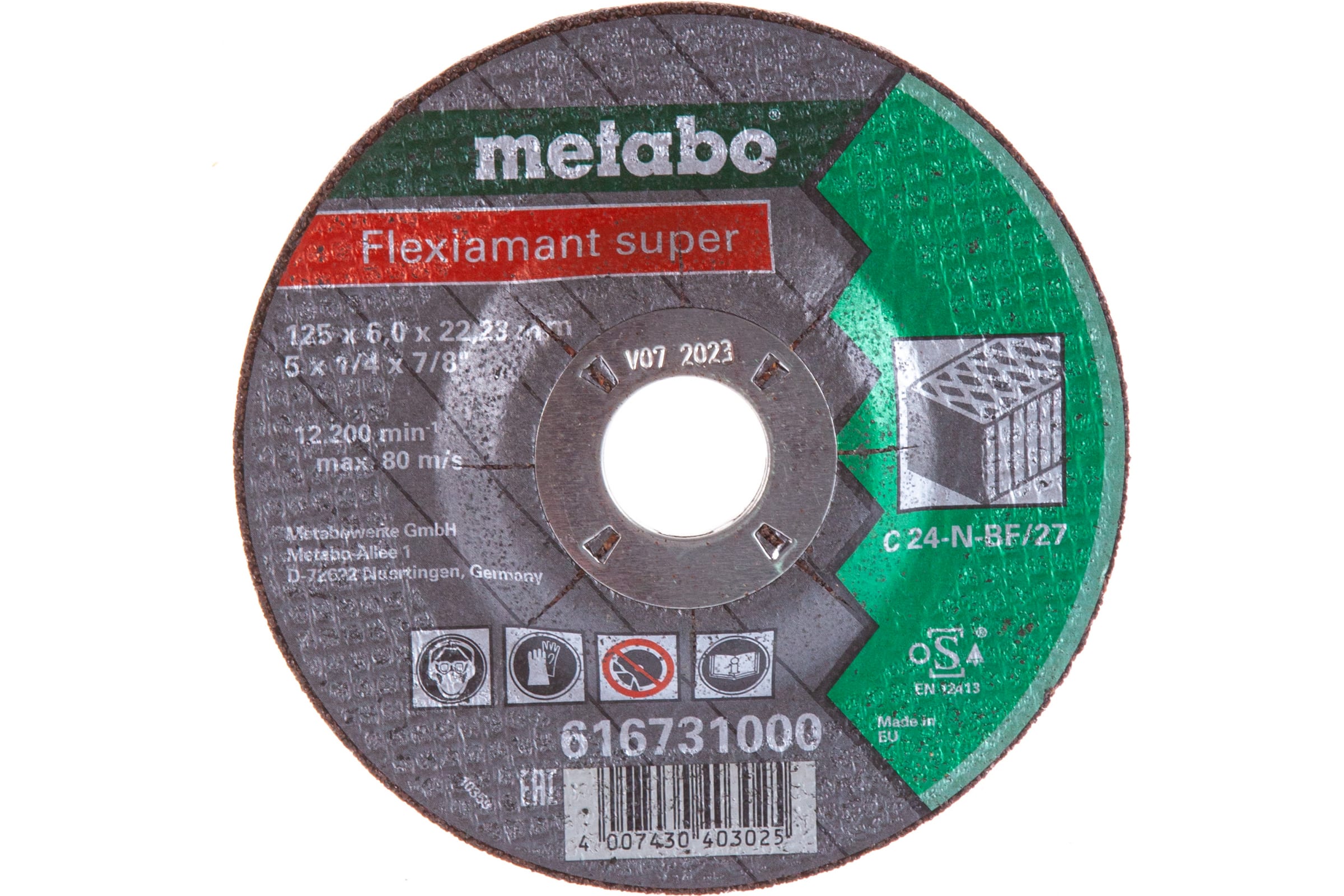 

Круг обдирочный камень Flexiamant S 125x6,0 C24N 616731000, Flexiamant S