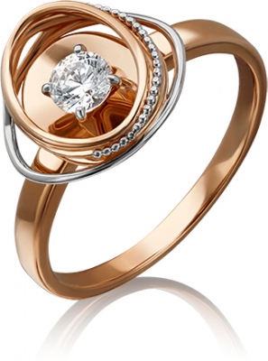 

Кольцо из красного золота с бриллиантом р.  PLATINA jewelry 01-5242-00-101-1110-30, 01-5242-00-101-1110-30
