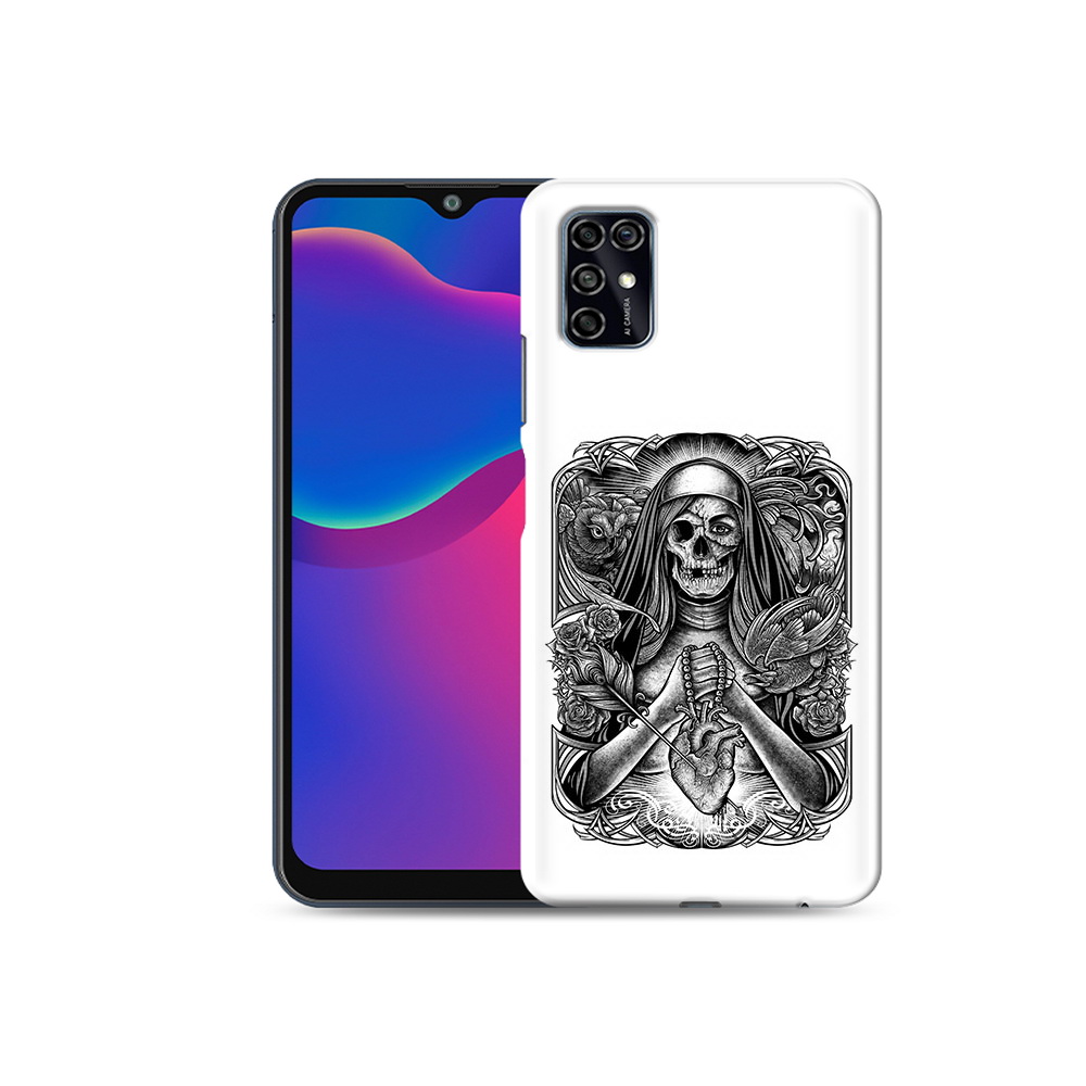 

Чехол MyPads Tocco для ZTE Blade V2020 Smart скелет с сердцем (PT156449.442.603), Прозрачный, Tocco