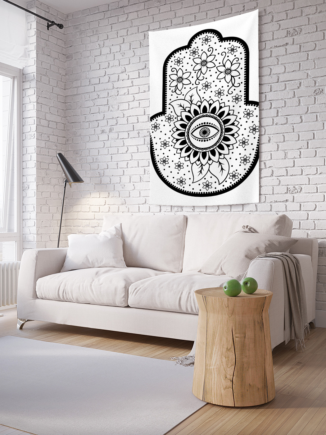 

Вертикальное фотопанно на стену JoyArty Сплошная хамса 100x150 см, Сплошная хамса