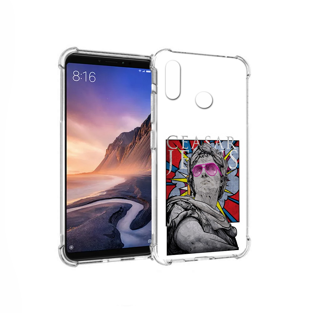 

Чехол MyPads Tocco для Xiaomi Mi Max 3 крутая статуя свободы (PT115366.313.423), Прозрачный, Tocco