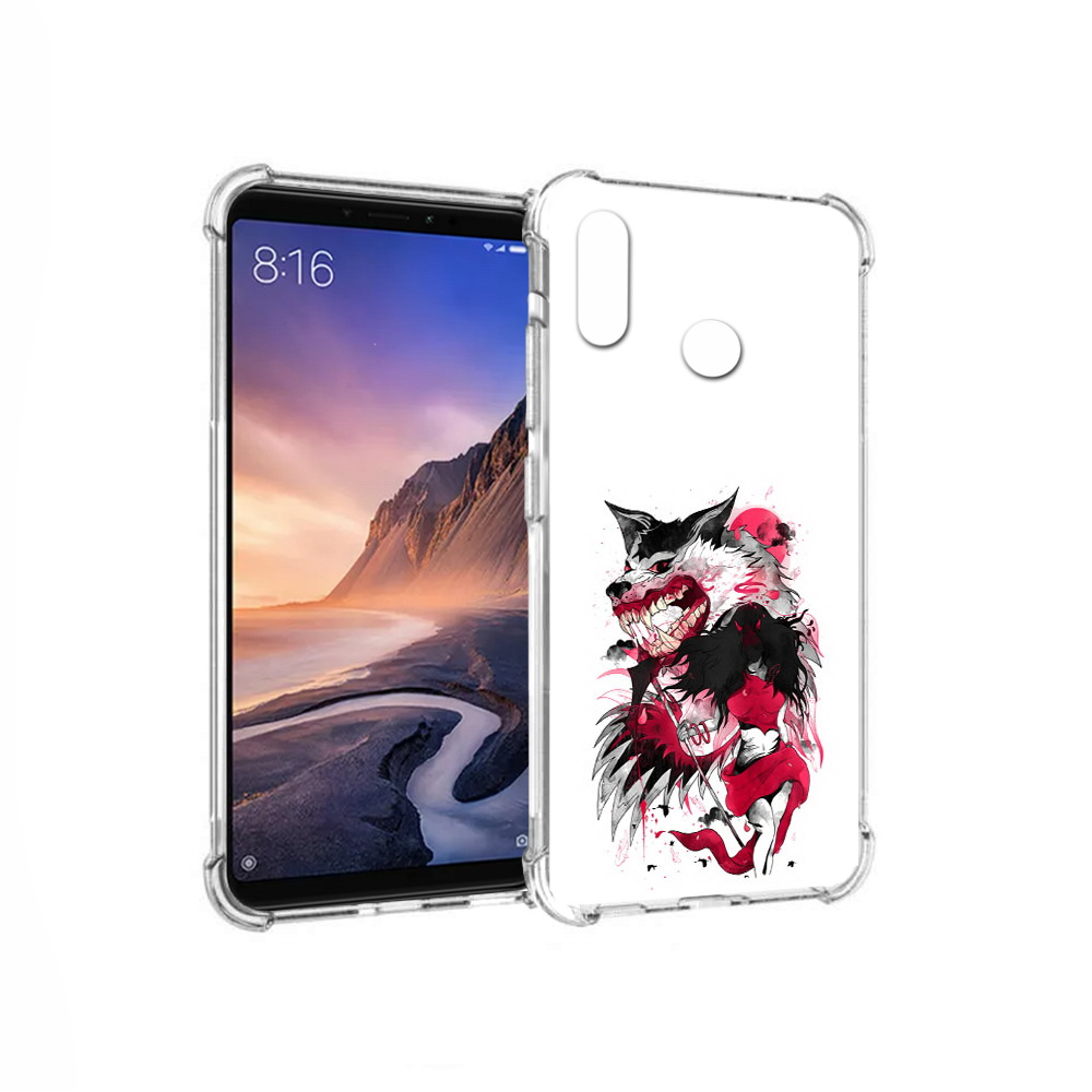 

Чехол MyPads Tocco для Xiaomi Mi Max 3 красная шапочка (PT115366.313.410), Прозрачный, Tocco