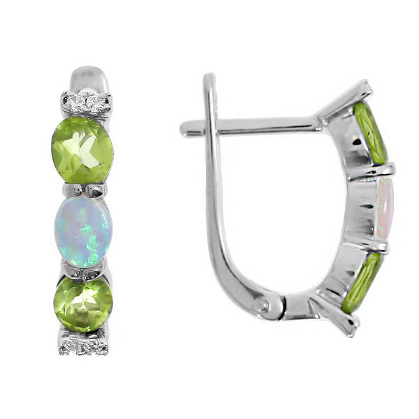 

Серьги из серебра с опалом Balex Jewellery 2405937252, 2405937252