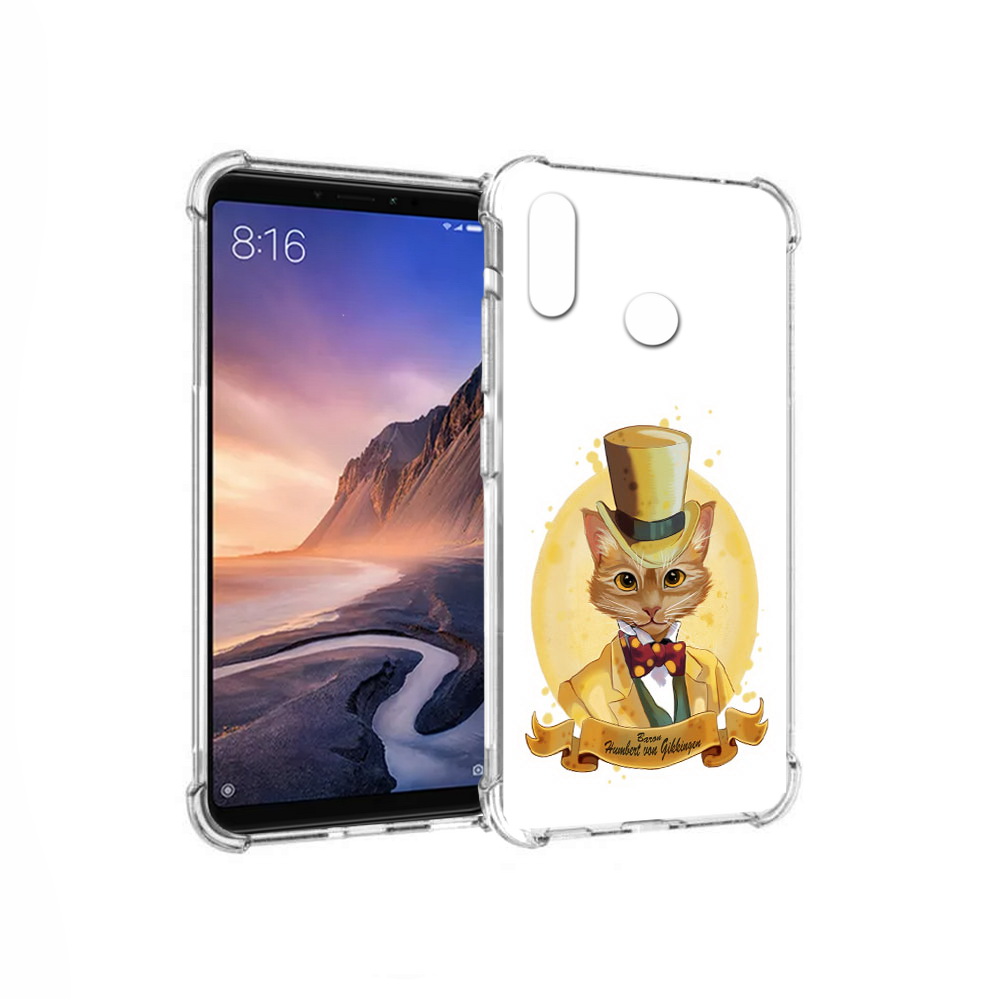 

Чехол MyPads Tocco для Xiaomi Mi Max 3 кот юрист (PT115366.313.401), Прозрачный, Tocco