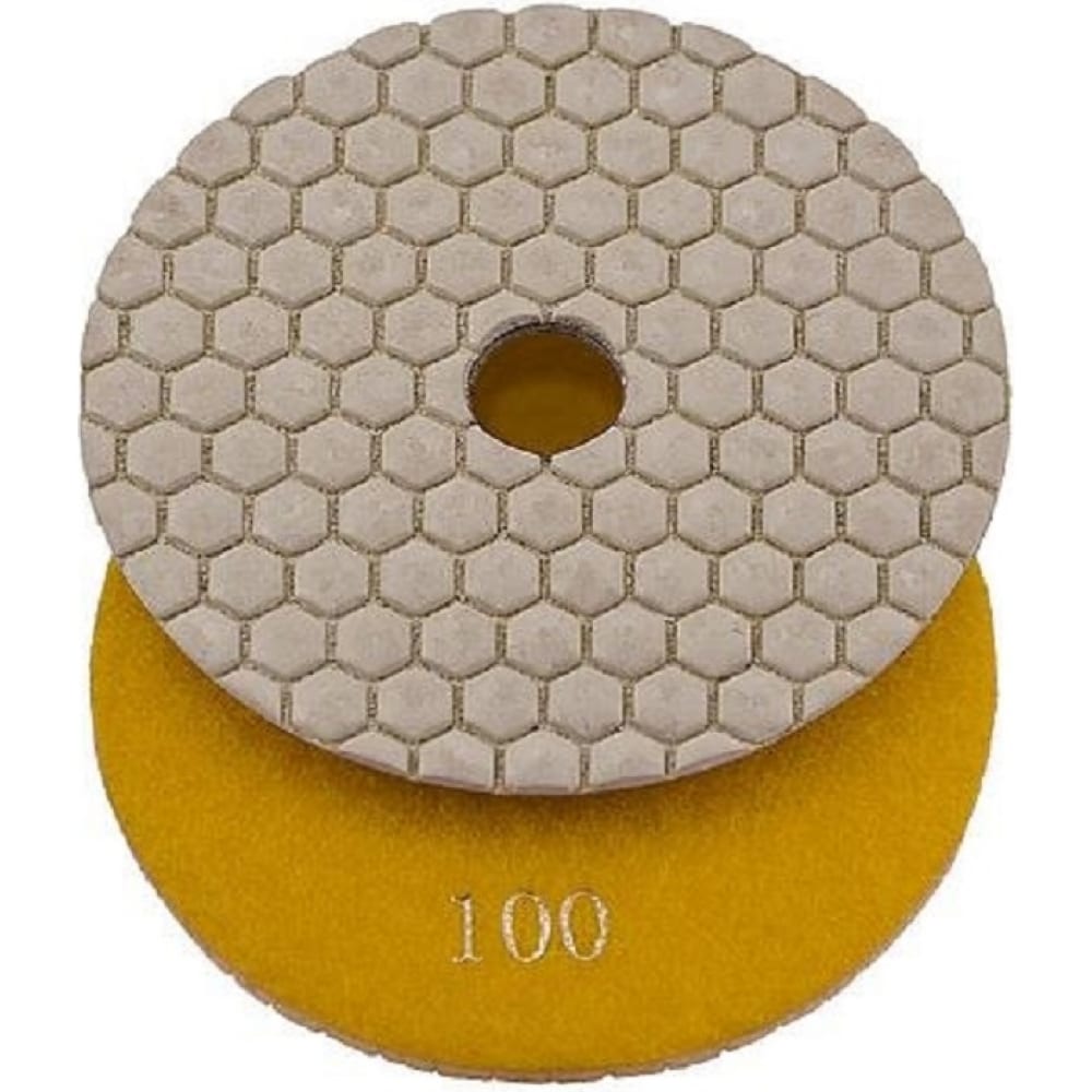 S.E.B. Круг шлифовальный алмазный гибкий АГШК (черепашка для сухой полировки) 100 мм P100