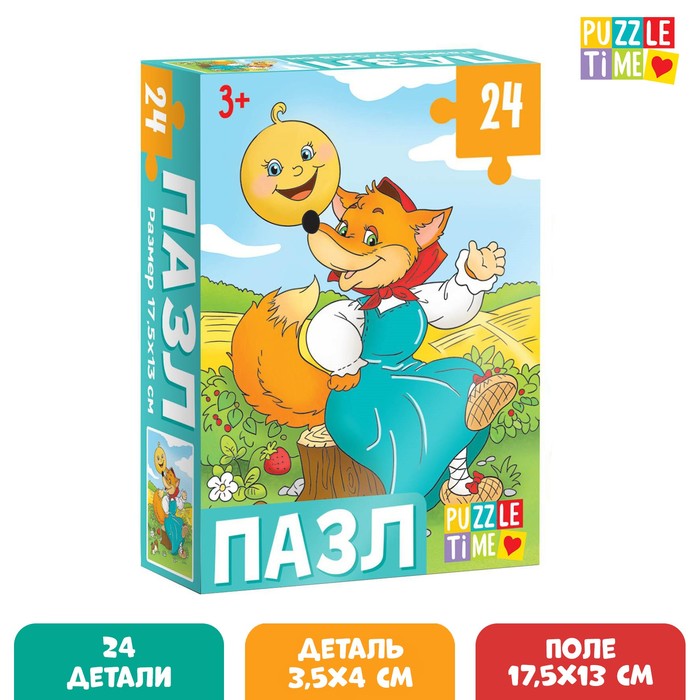 

Пазл «Колобок», 24 элемента, Пазлы 24 элемента Puzzle Time