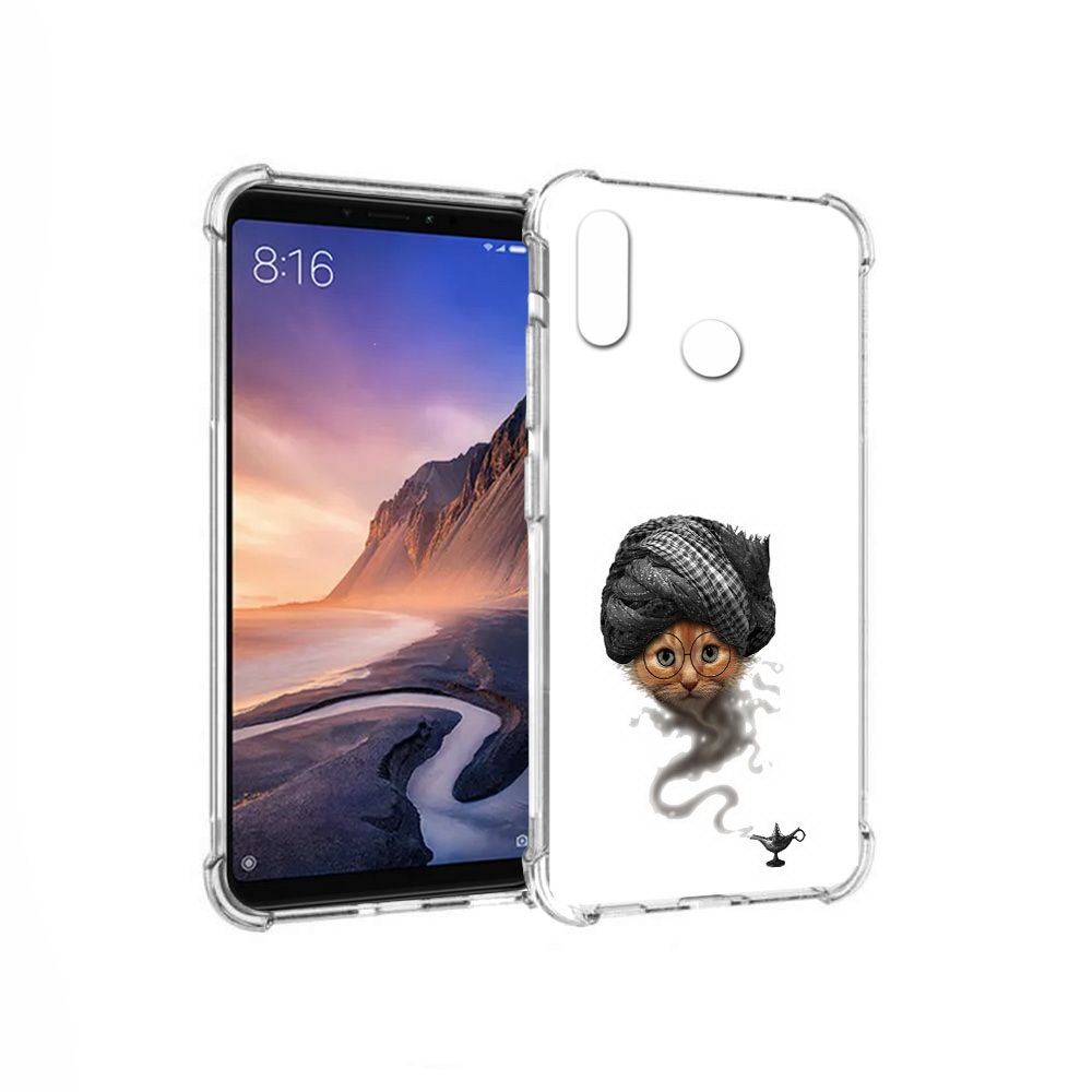 

Чехол MyPads Tocco для Xiaomi Mi Max 3 кот джин (PT115366.313.398), Прозрачный, Tocco