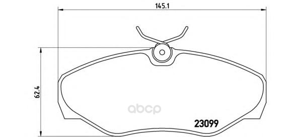 

Колодки дисковые п. renault trafic ii, opel vivaro 2.0i/1.9-2.5dci 01> P56061 =834 10