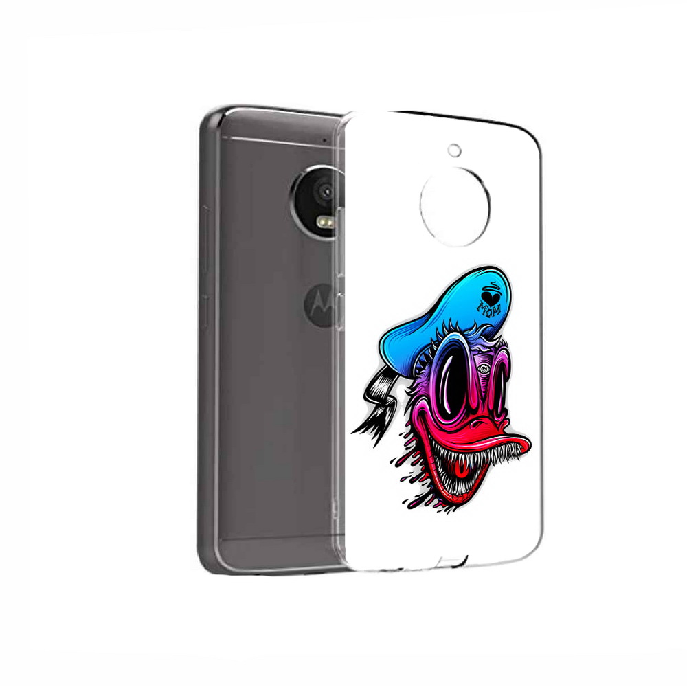 

Чехол MyPads Tocco для Motorola Moto E4 Дональд (PT99977.370.71), Прозрачный, Tocco