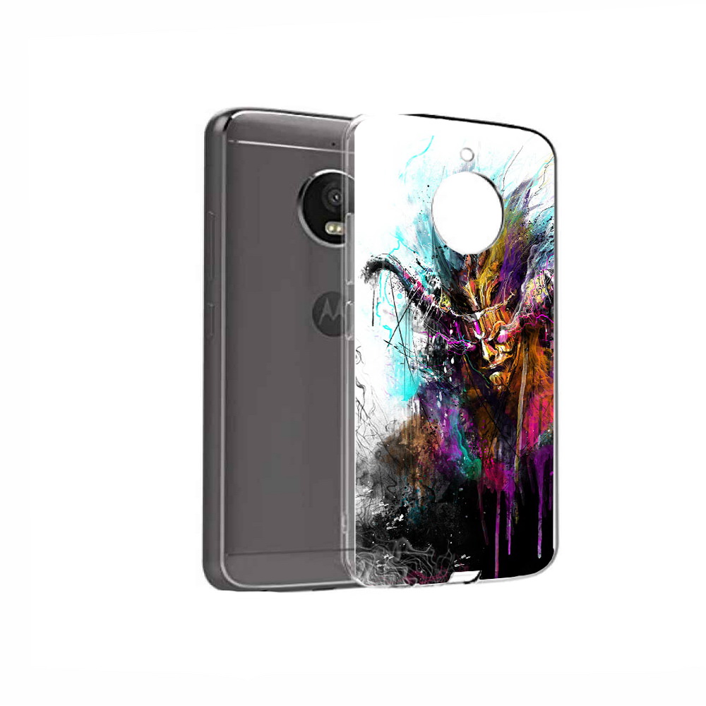 

Чехол MyPads Tocco для Motorola Moto E4 яркий дьявол (PT99977.370.709), Прозрачный, Tocco