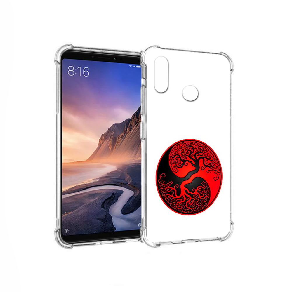 

Чехол MyPads Tocco для Xiaomi Mi Max 3 инь янь дерево (PT115366.313.379), Прозрачный, Tocco
