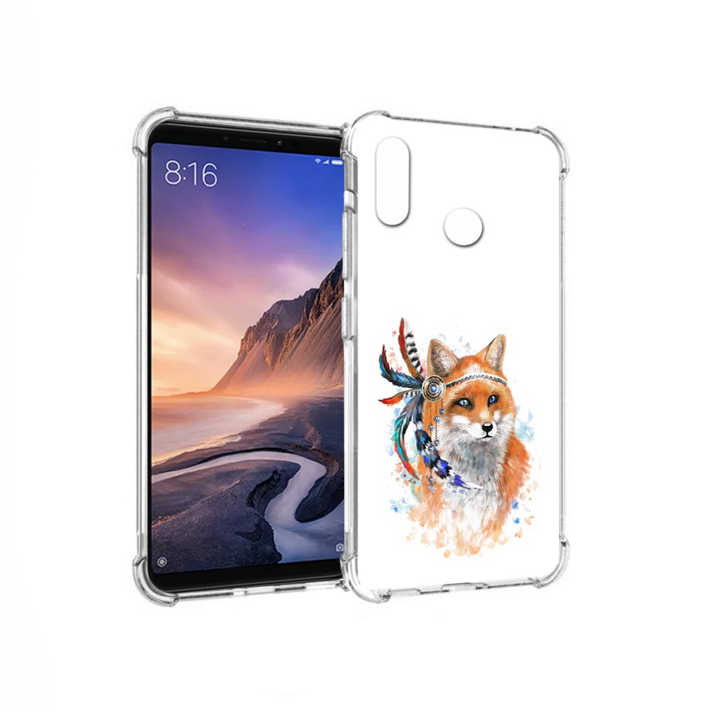 

Чехол MyPads Tocco для Xiaomi Mi Max 3 инду лиса (PT115366.313.377), Прозрачный, Tocco
