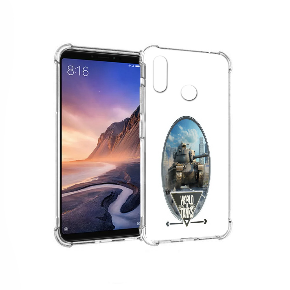 

Чехол MyPads Tocco для Xiaomi Mi Max 3 игра с танками (PT115366.313.375), Прозрачный, Tocco