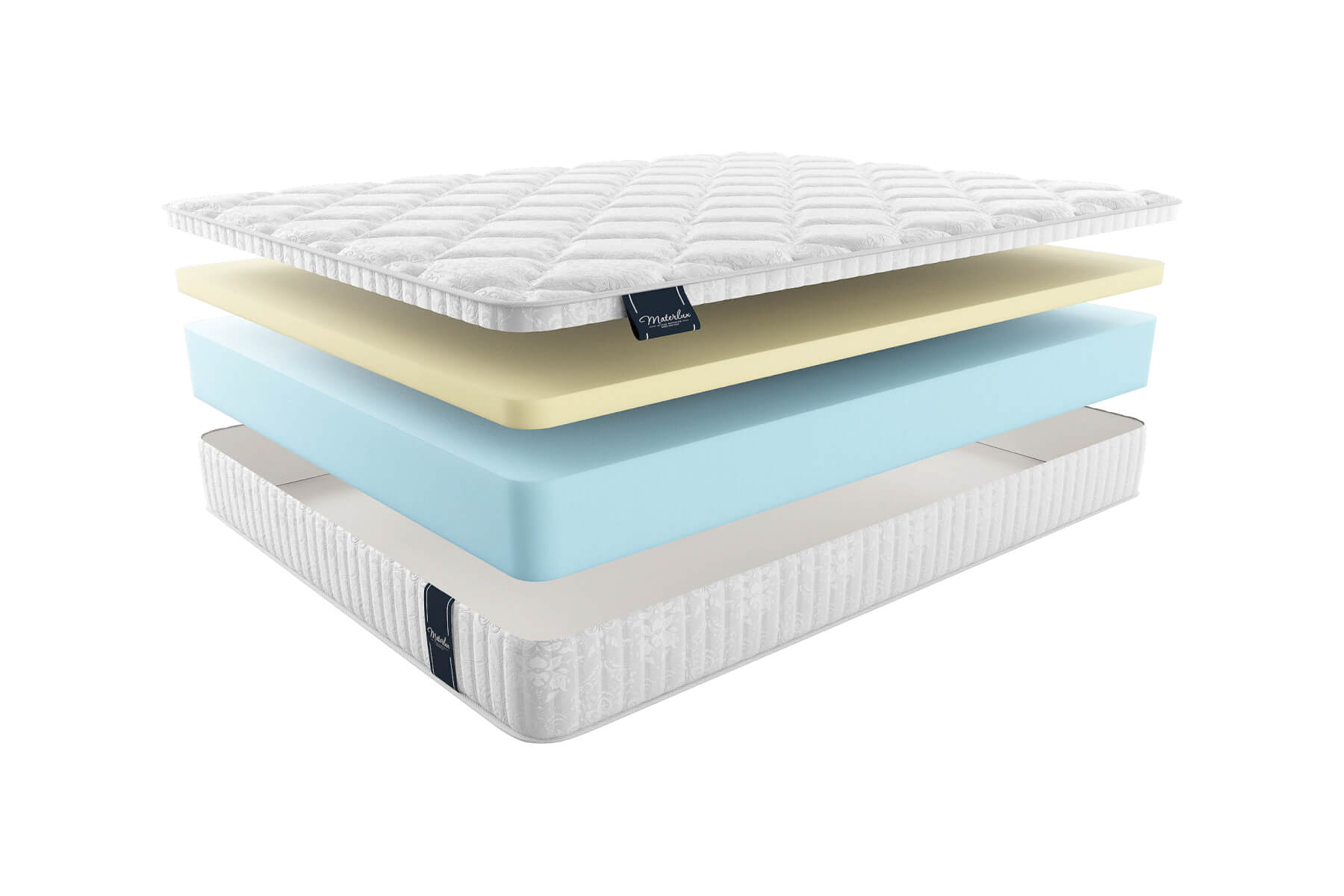 

Матрас MaterLux Paola 120X200, Белый;коричневый, PAOLA