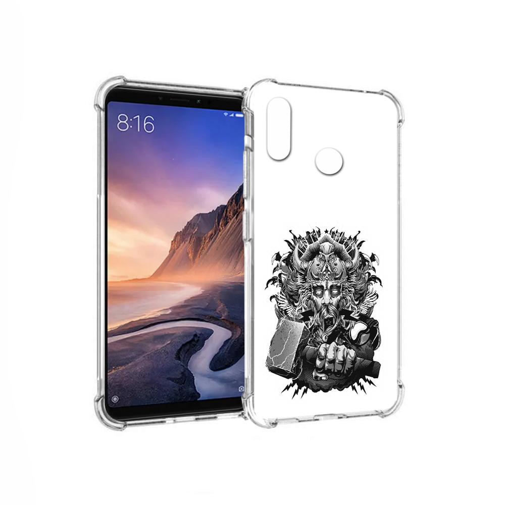 

Чехол MyPads Tocco для Xiaomi Mi Max 3 злой тор (PT115366.313.363), Прозрачный, Tocco