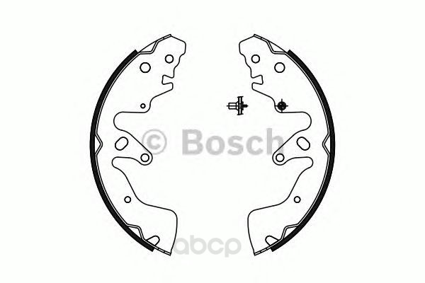 

Тормозные колодки Bosch барабанные для Suzuki Grand Vitara 2005- 986487756