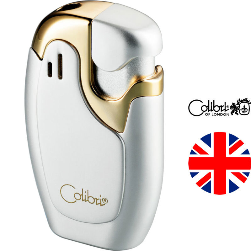 

Газовая зажигалка Colibri Ramses Silver Pearl & Gold
