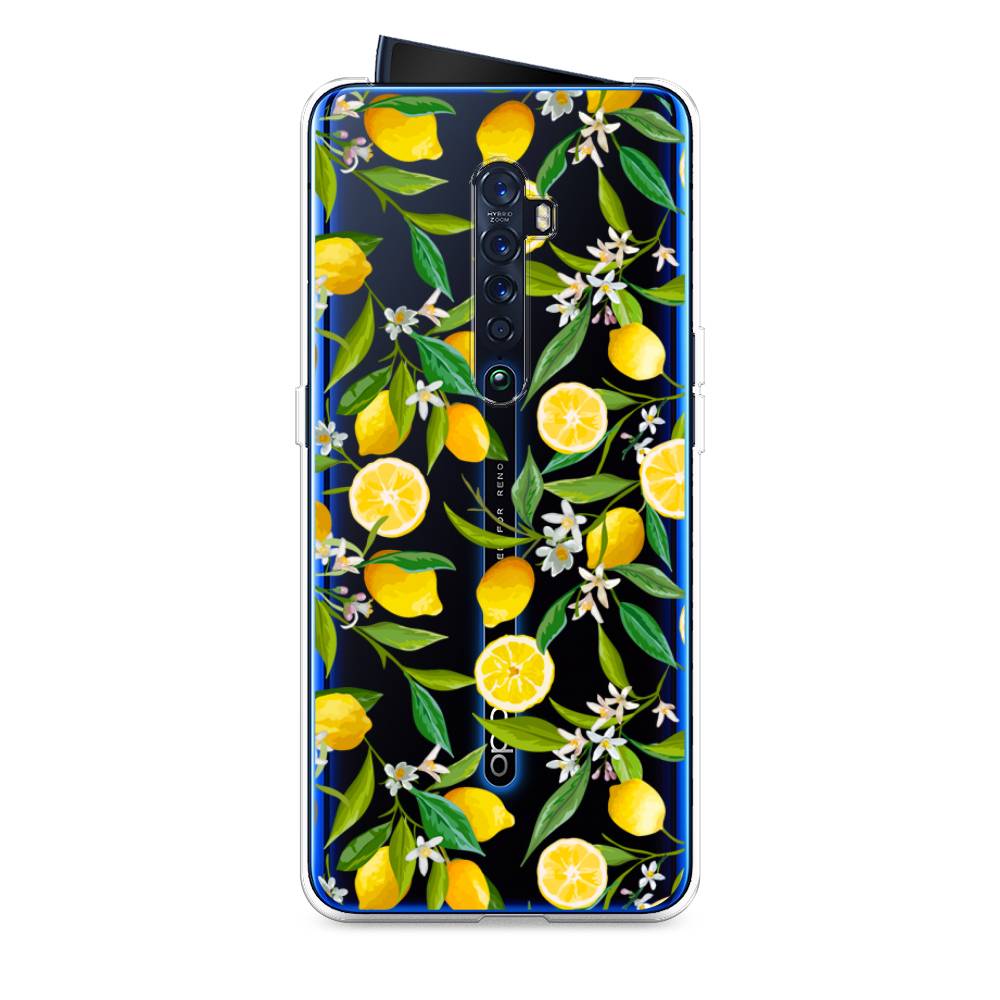 

Чехол Awog на Oppo Reno 2 "Сочные лимоны", Разноцветный, 253550-10