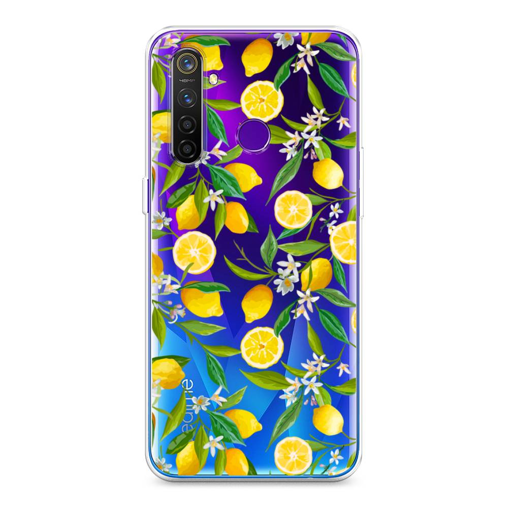 

Чехол Awog на Realme 5 Pro "Сочные лимоны", Разноцветный, 251650-10