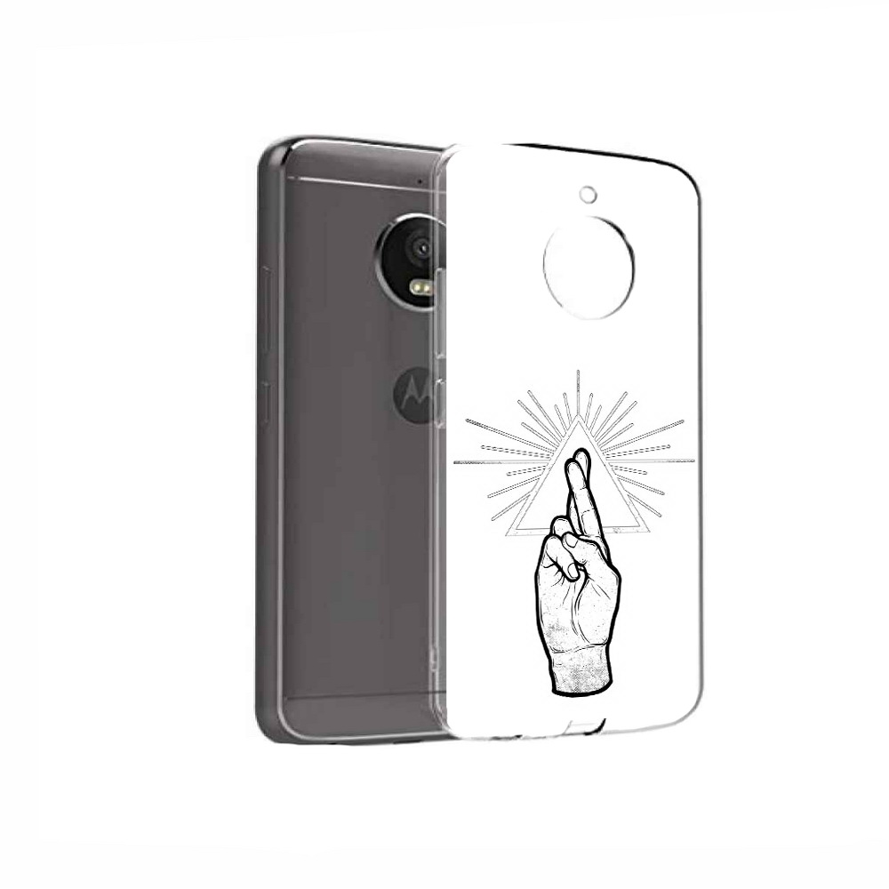 

Чехол MyPads Tocco для Motorola Moto E4 черно белая рука (PT99977.370.681), Прозрачный, Tocco