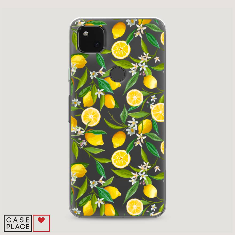 

Чехол Awog на Google Pixel 4A "Сочные лимоны", Разноцветный, 270650-10