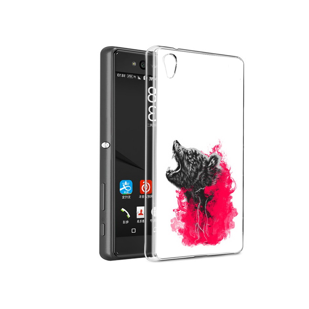 

Чехол MyPads Tocco для Sony Xperia C6 медведь в дымке (PT28839.243.463), Прозрачный, Tocco