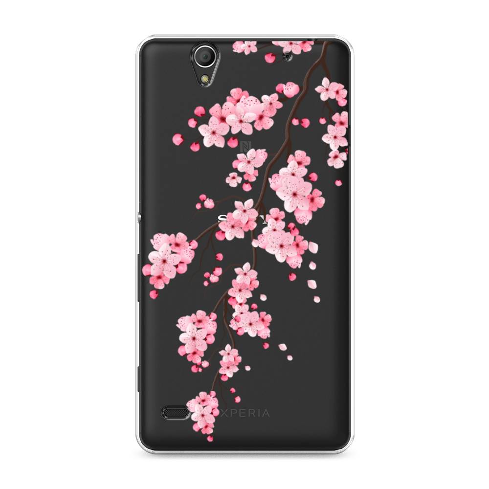 

Чехол Awog на Sony Xperia C4 "Розовая сакура", Разноцветный, 52650-8