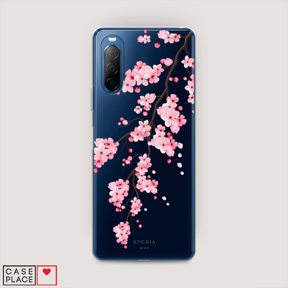 

Чехол Awog на Sony Xperia 10 II "Розовая сакура", Разноцветный, 54650-8