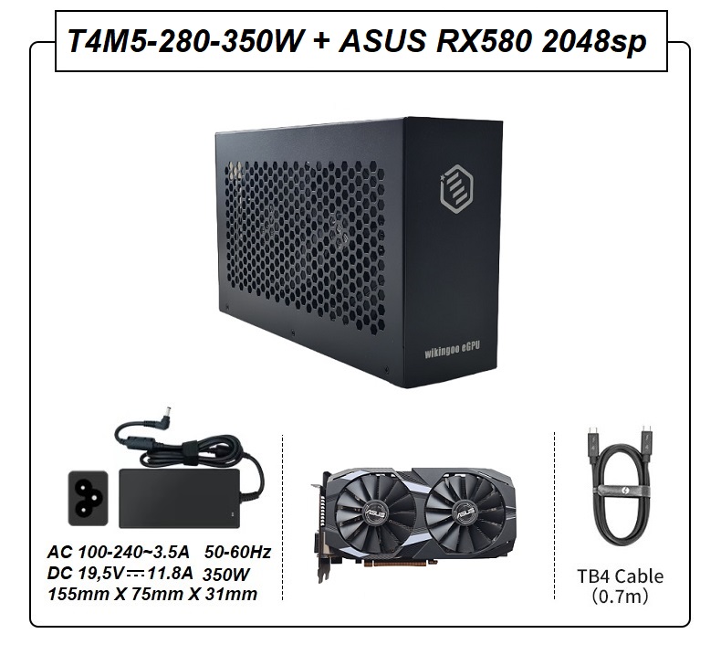 

Видеокарта Wikingoo AMD T4-280-350W + Asus RX580 2048sp (T4-280-350W+AsusRX580), Wikingoo T4-280-350W + Asus RX580 2048sp