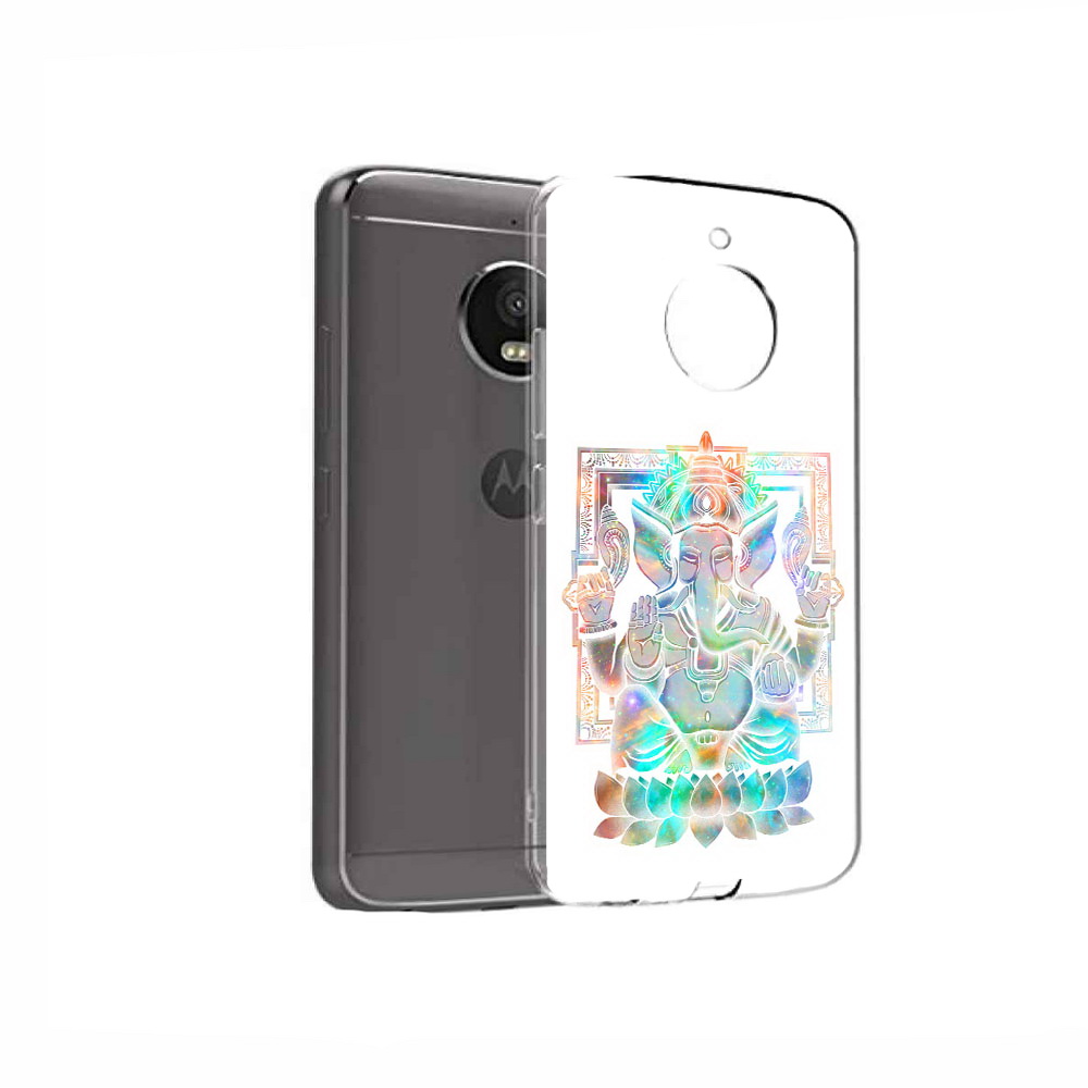 

Чехол MyPads Tocco для Motorola Moto E4 умный слон (PT99977.370.654), Прозрачный, Tocco
