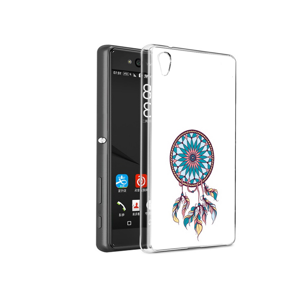 

Чехол MyPads Tocco для Sony Xperia C6 ловец снов синий (PT28839.243.443), Прозрачный, Tocco