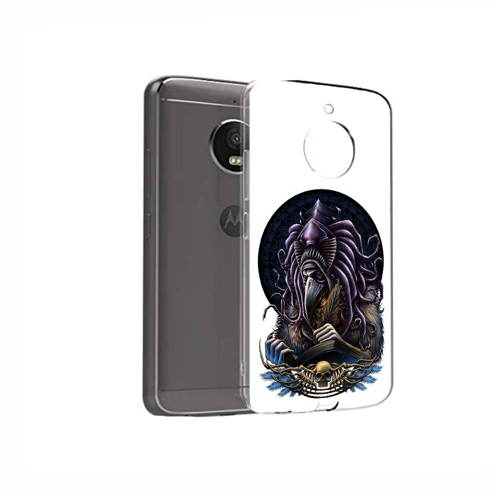 

Чехол MyPads Tocco для Motorola Moto E4 умный ворон (PT99977.370.650), Прозрачный, Tocco