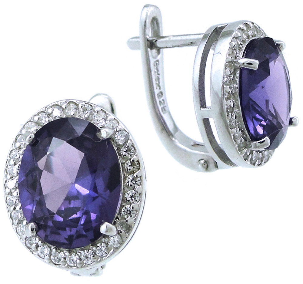 

Серьги из серебра с александритом Balex Jewellery 2405937033, 2405937033