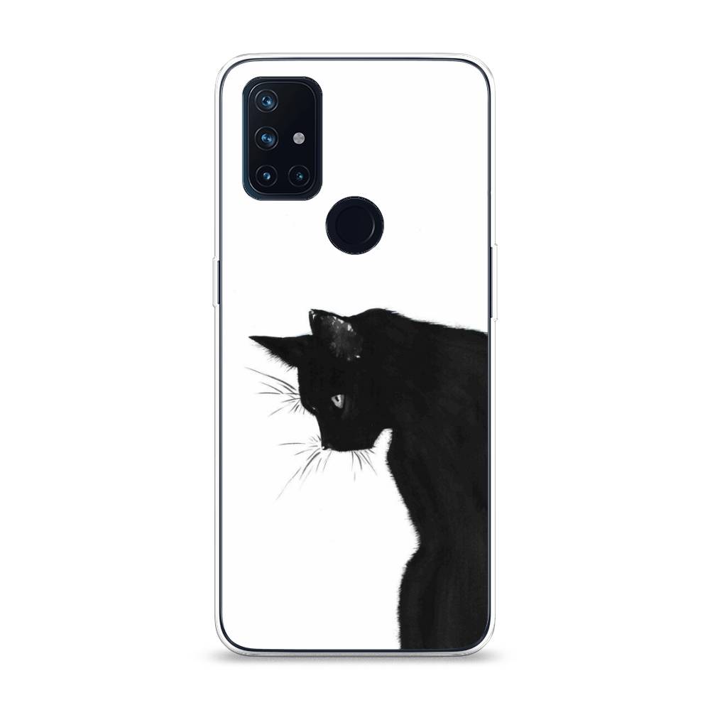 

Чехол Awog на OnePlus Nord N10 / ВанПлас Nord N10 "Black cat", Черный;белый, 152350-1
