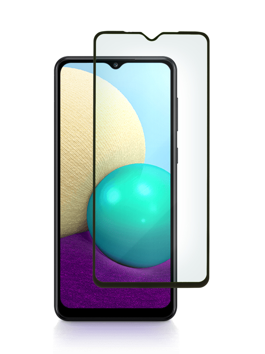 

Защитное стекло 5D для Samsung A02 A022 черный, с рамкой, MOTG-5D-SAM-A02
