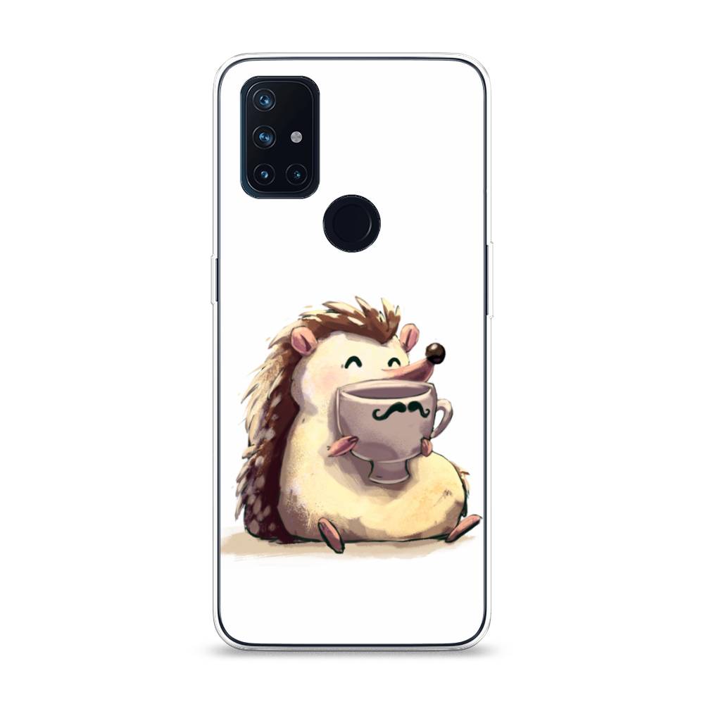 

Чехол Awog на OnePlus Nord N10 / ВанПлас Nord N10 "Еж кофеман", Белый;коричневый;бежевый, 152350-10