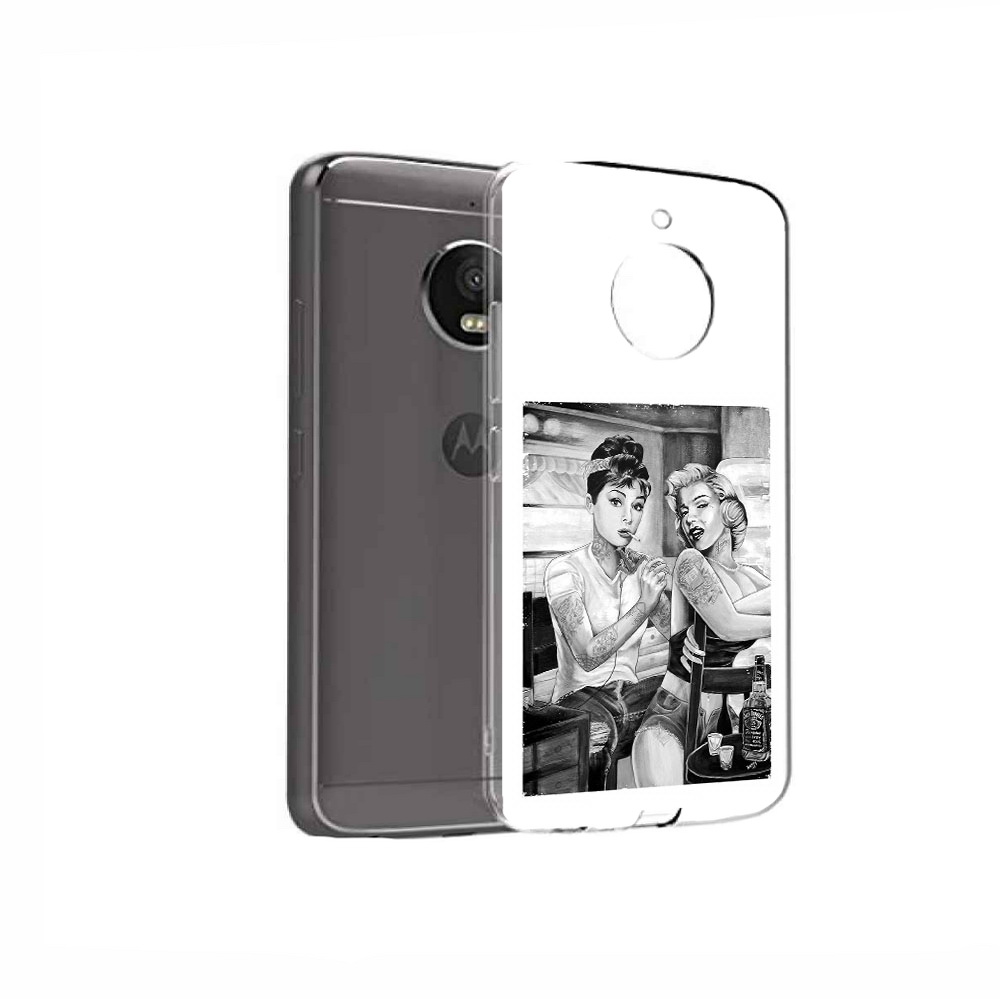 

Чехол MyPads Tocco для Motorola Moto E4 тату мастер (PT99977.370.637), Прозрачный, Tocco