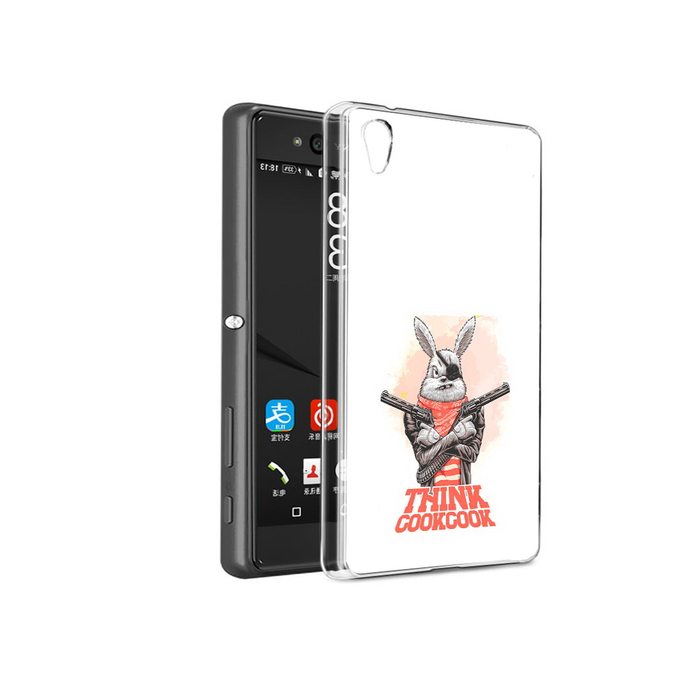 

Чехол MyPads Tocco для Sony Xperia C6 кролик пират (PT28839.243.419), Прозрачный, Tocco