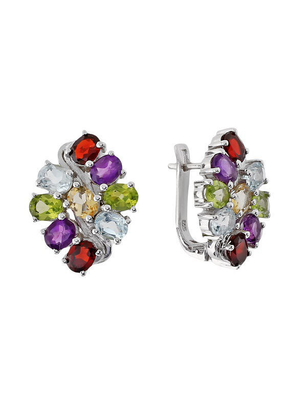 

Серьги из серебра с топазом Balex Jewellery 2410931137, 2410931137