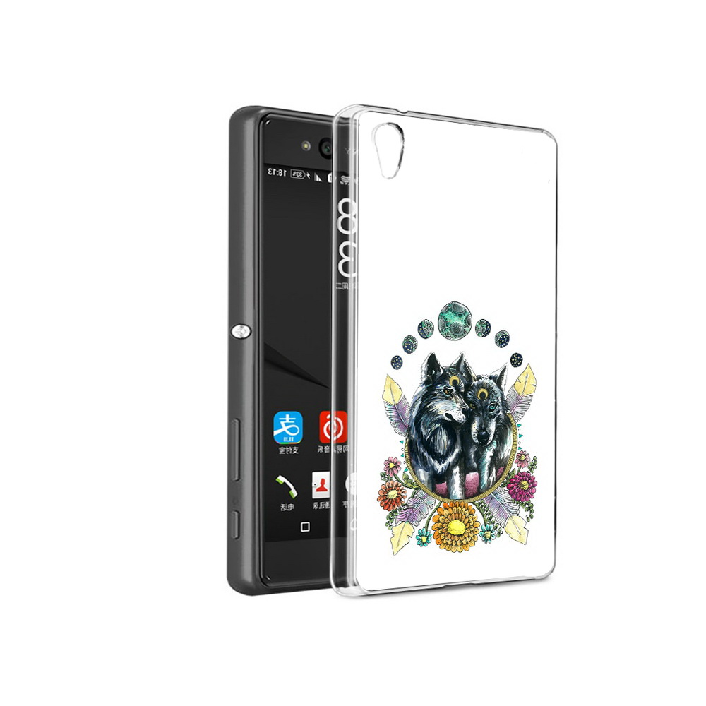 

Чехол MyPads Tocco для Sony Xperia C6 красивые волки абстракция (PT28839.243.408), Прозрачный, Tocco