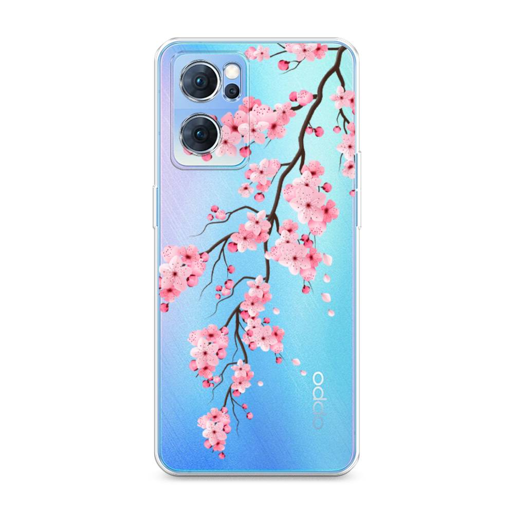 

Чехол Awog на Oppo Reno 7 5G "Розовая сакура", Разноцветный, 258150-8