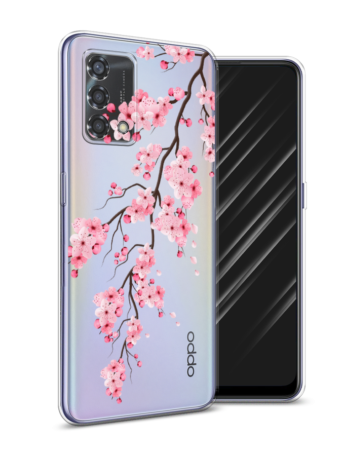 

Чехол Awog на Oppo Reno 6 Lite "Розовая сакура", Разноцветный, 259550-8