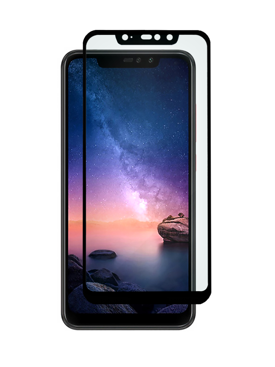 

Защитное стекло 5D для Xiaomi Redmi Note 6 Pro черный, с рамкой, MOTG-5D-XMI-NOT6-PRO
