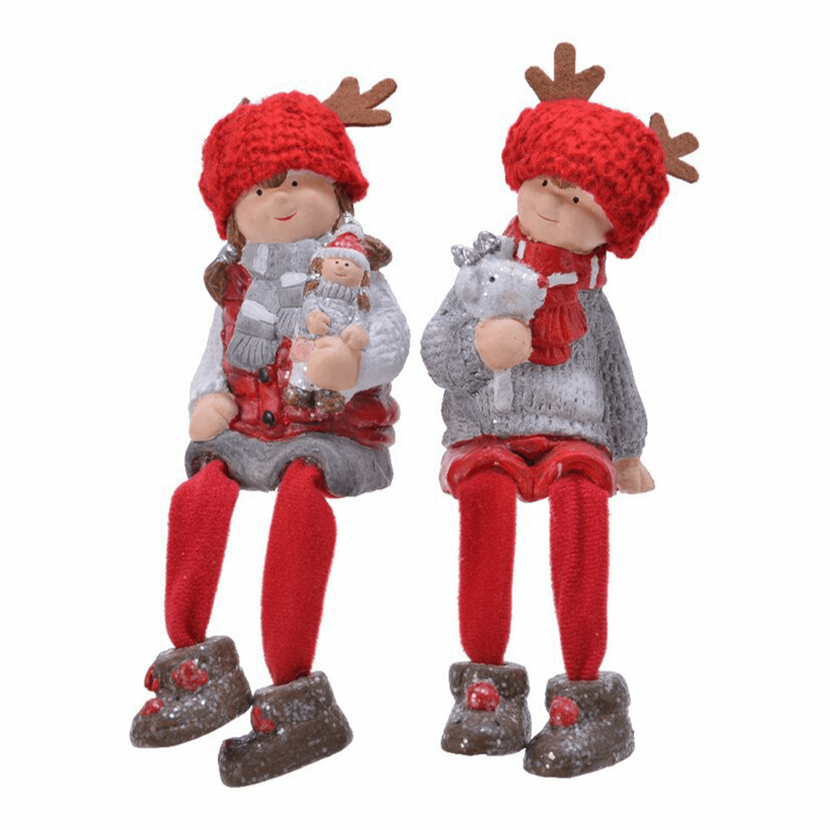 

Фигура детки с ножками мальчик/девочка 11х8,5 см 630229, Разноцветный