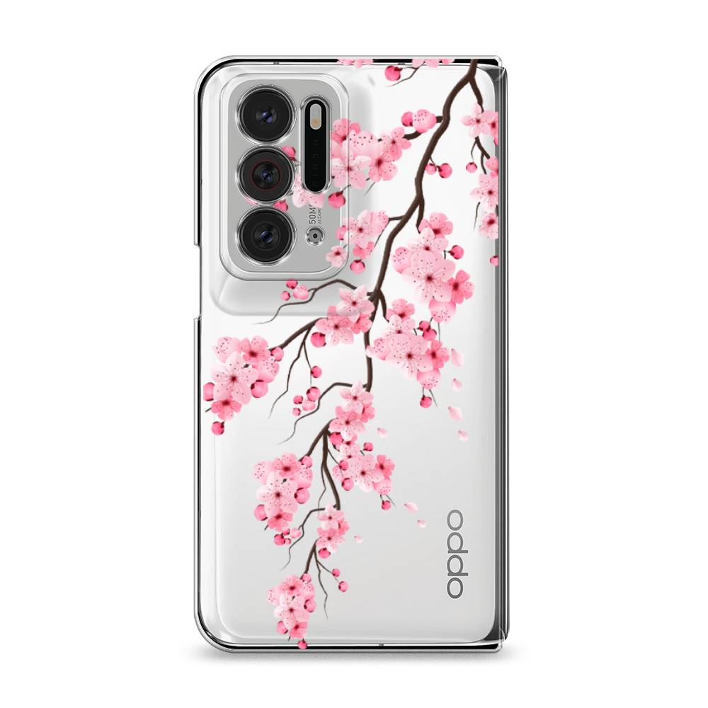 

Чехол Awog на Oppo Find N "Розовая сакура", Разноцветный, 259650-8