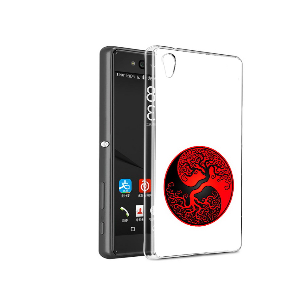 

Чехол MyPads Tocco для Sony Xperia C6 инь янь дерево (PT28839.243.379), Прозрачный, Tocco
