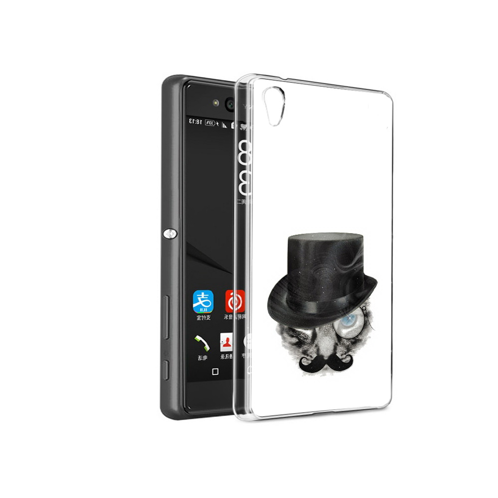 

Чехол MyPads Tocco для Sony Xperia C6 интелегентный кот (PT28839.243.378), Прозрачный, Tocco