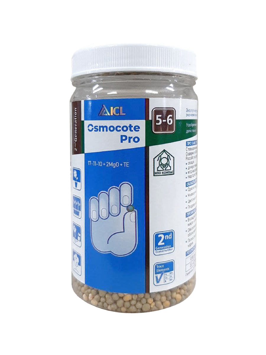

Минеральное удобрение комплексное Osmocote PRO 17-11-10+2MgO+TE 301202 350 г