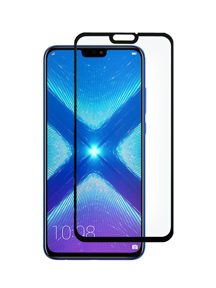 

Защитное стекло для Honor 8X, Y9 2019 черный, полноэкранное, с рамкой, MOTG-5D-HUA-HON-8X